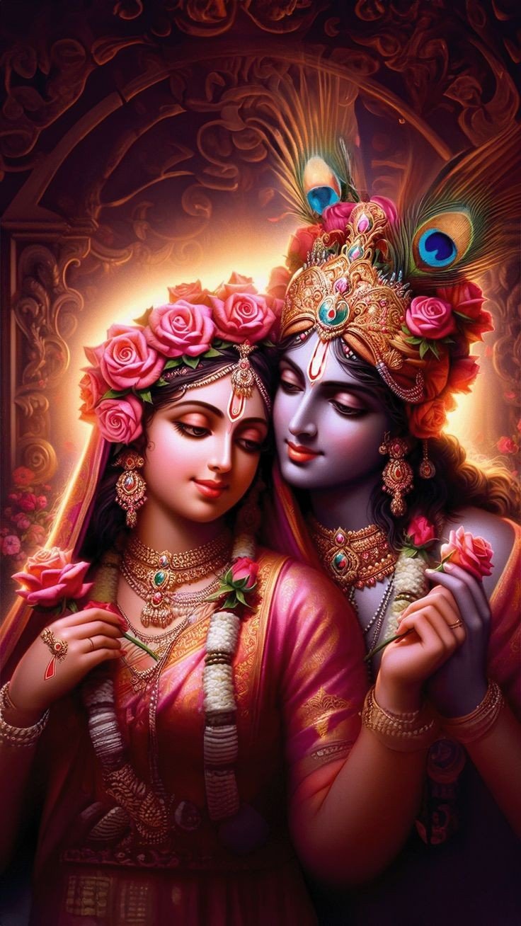 romantic radha krishna images