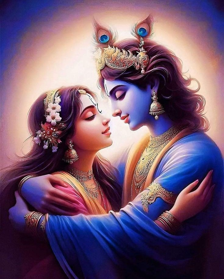 romantic radha krishna images