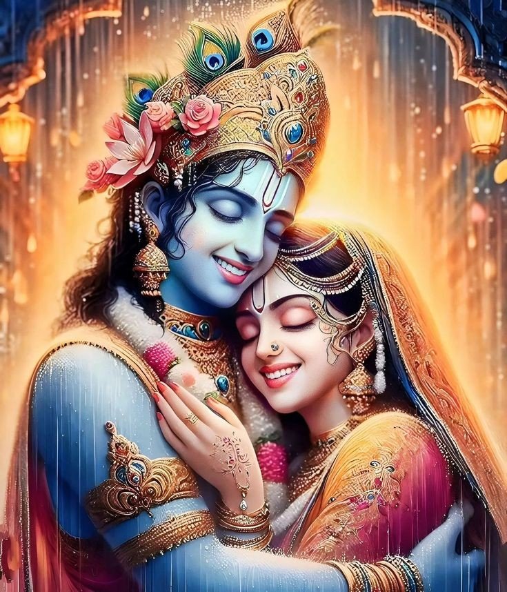 romantic radha krishna images