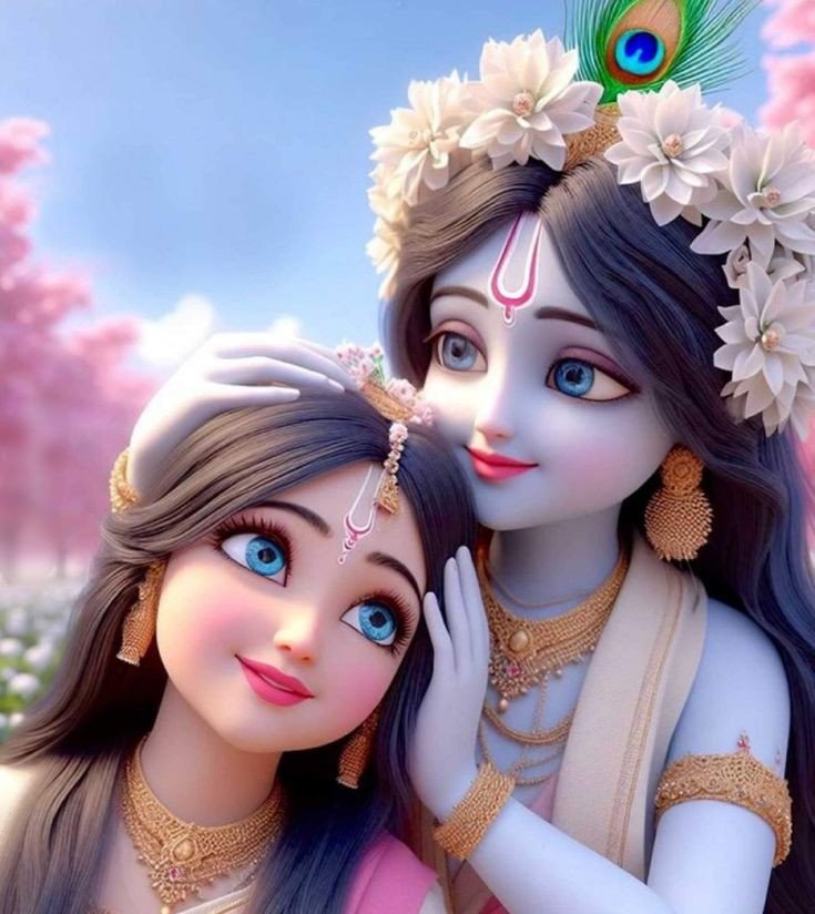 romantic radha krishna images